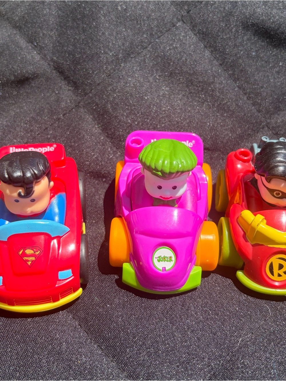 Little People Super Friends + Vehicle Lot of 9 - Picture 2 of 5